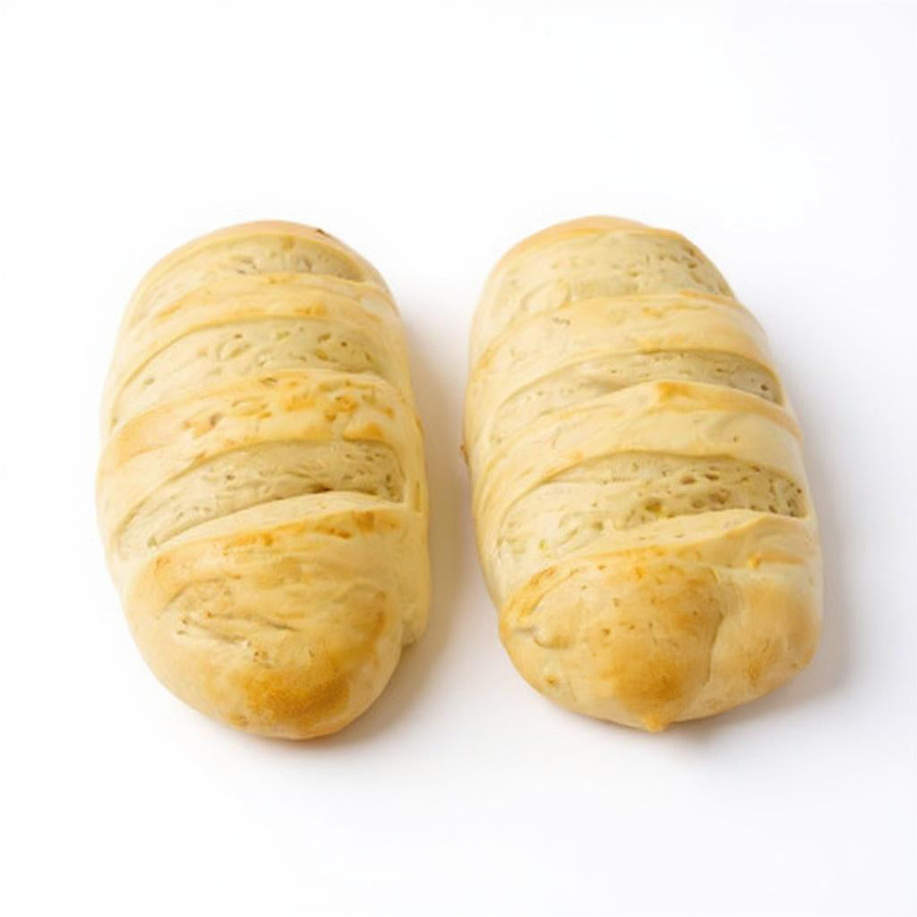 Frozen artisan bread ciabatta with golden crust and soft crumb, ready for baking and export