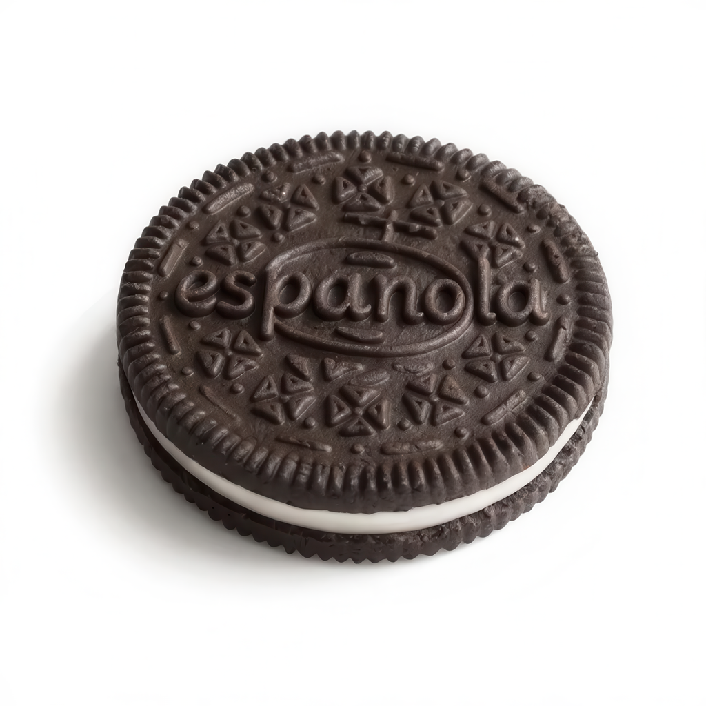 Sandwich cookies with chocolate banana filling, customizable sweet filled biscuits